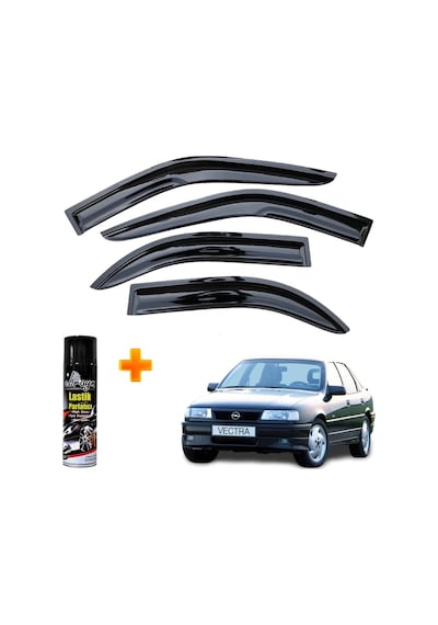 Opel Vectra A Mügen Cam Rüzgarlığı 1990-1995 Arası 4 Lü Takım +500ml Lastik Parlatıcı