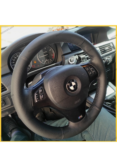 Bmw 3.20 E90 Araca Özel Direksiyon Kılıfı Kalın Direksiyonlara U
