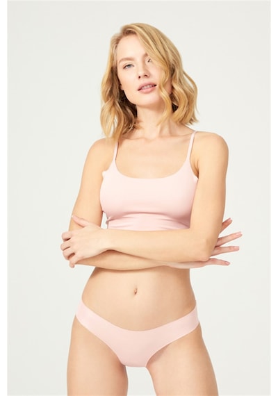 Cottonhill Basic İz Yapmayan Lazer Kesim Kadın Bikini Külot 7'li Paket - 2 çok Renkli Çok Renkli