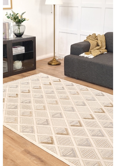 Kaşmir Halı 7/24 Luna Zodiac 80x150 CM Salon Mutfak Halısı Yolluk Kilim