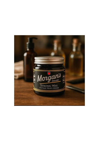 Morgan's Strong Wax Vintage Heavy Grease - Zor Saçlara Özel Güçlü Tutuşlu Wax 120 Ml
