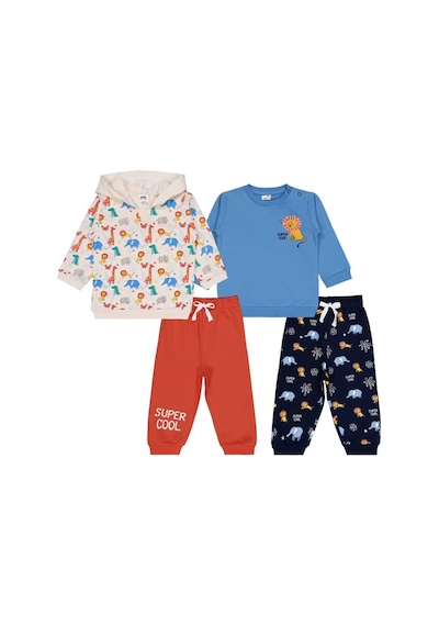 Civil Baby Safari Baskılı 2'li Set 6-18 Ay Takım - Standart