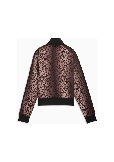 Puma T7 Leopard Kadın Ceket 634563-01 Siyah