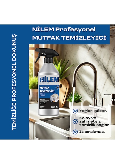 Nilem Profesyonel Mutfak Temizleyici 750 ML