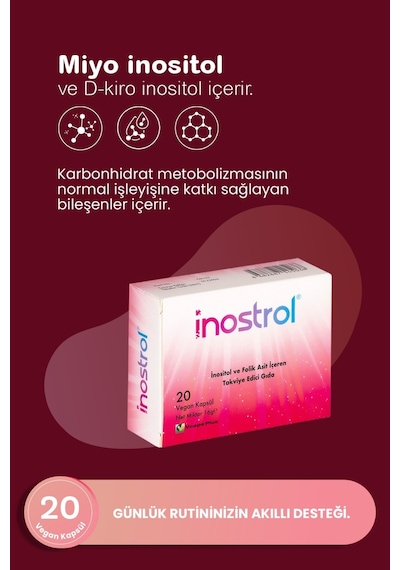 Inostrol 20 Vegan Kapsül