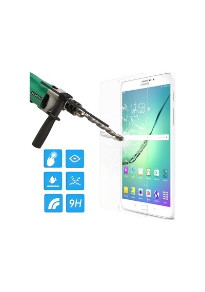 Ally Galaxy Uyumlu Tab S2 8.0 T710 T715 Kırılmaz Cam Ekran  Koruyucu