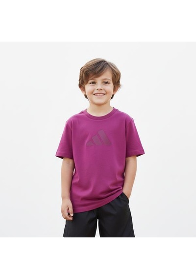 Adidas Fl Logo Çocuk Bej Tişört Bej