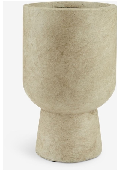 Saksı Solvılaro Ø25xy40cm Yeşil Bej