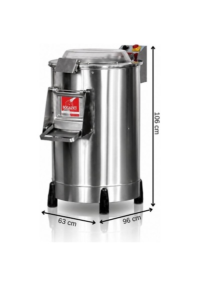 Boğaziçi 50 Kg Filtreli Patates Soyma Makinesi 380v