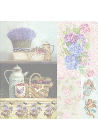 Artebella Mıxart Kolay Transfer 6023K Koyu Zemin 25X25 Cm