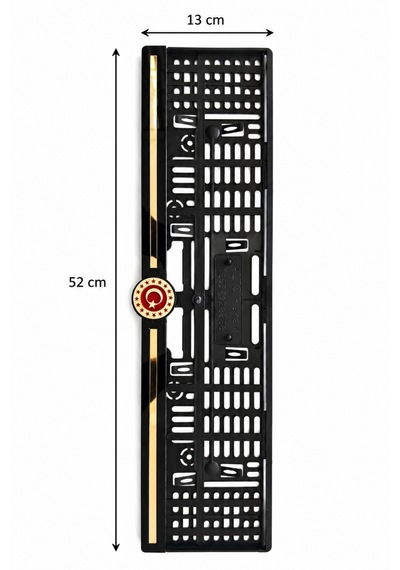 Kemboss Teşkilat Araba Plakalık 2'li Set - Universal Oto Plakalık Dayanıklı Araç Plaka Çerçevesi Özel Tasarım