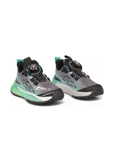 Marcokids Akıllı Bağcıklı Hafif Rahat Yeşil Unisex Çocuk Spor Ayakkabı Sneaker Play P