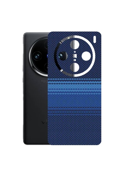 Kapps Vivo X100 Pro İle Uyumlu Rainbow Serisi Premium Arka Kapak Kaplama Kenarlar Yoktur