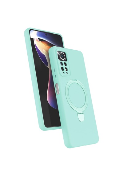 Newface - 394 - Xiaomi Redmi Note 12 Pro 4g Regal Magsafe Standlı Kapak - - Glblseme - Su Yeşili Diğer