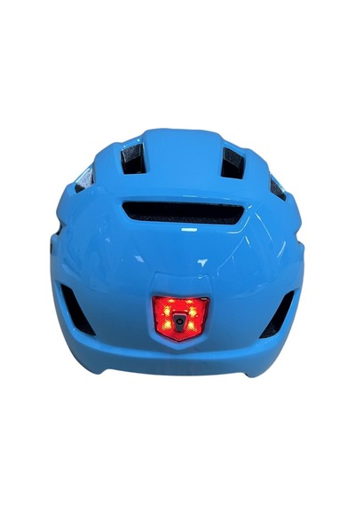Asistan Bisiklet Kask Ks-28 Koruyucu Gözlüklü Bisiklet Motosiklet Kaskı Medium Beden Buz Mavi Renk