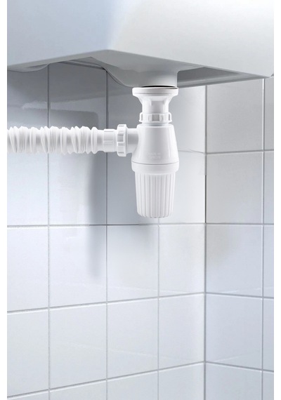 Lüx Körüklü Lavabo Sifonu Taslı Sökülebilir Mutfak Banyo Gider Borusu 38 Cm Pis Su Tahliye Hortumu
