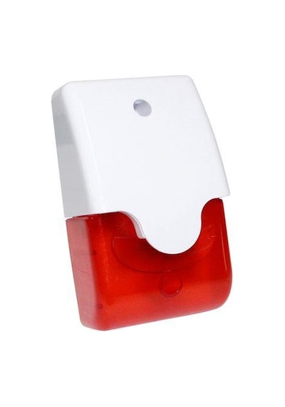 Electrosec Is-02 Dahili Flaşörlü Siren 12V Dc Işıklı 90Db Ses Iç Ortam
