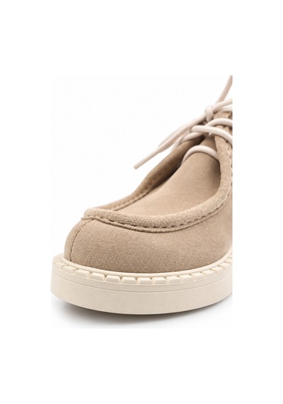 5in1Canpolat Bej Bağcıklı Loafer 20467