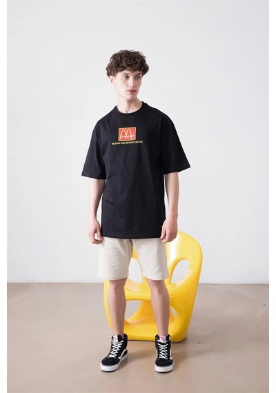 Tarzsokak Unisex I'm Loving It Mc Siyah Tshirt Siyah