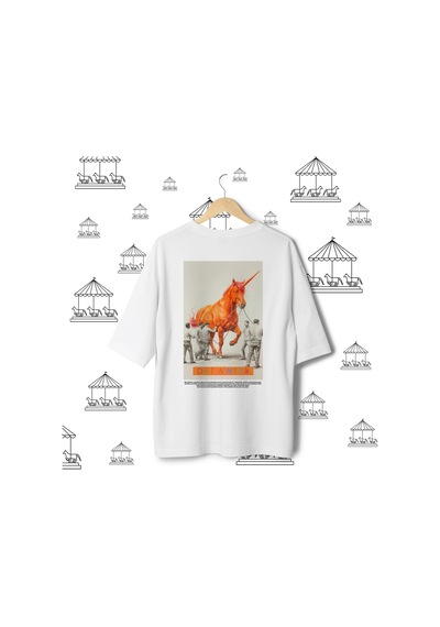 Dreamers Serisi No:4 T-shirt - Beyaz