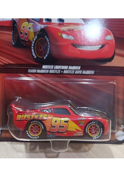 Disney Pixar Cars Arabalar Tekli Karakter Araçlar Rusteze Lightning Mcqueen Kırmızı