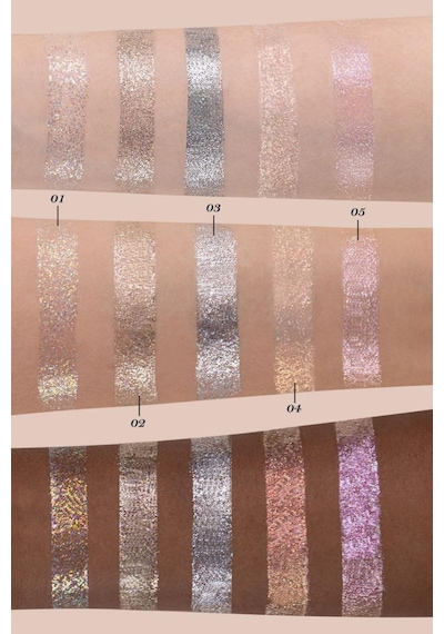 Flower Knows Swan Ballet Liquid Eyeshadow Blossom Işıltılı Göz Farı 05 Cracking Crystal 4