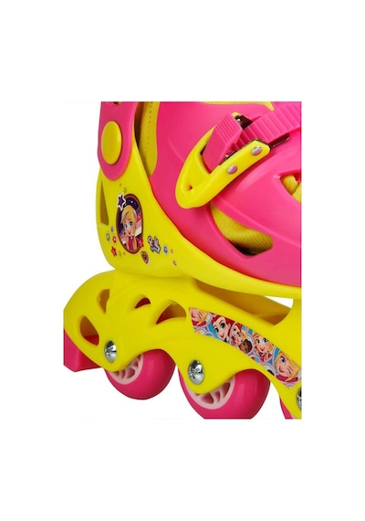 Polly Pocket Inline 4 Teker Paten 34-37 Numara Pembe - Sarı Polly Pocket Inline 4 Teker Paten 34-37 Numara Pembe - Sarı