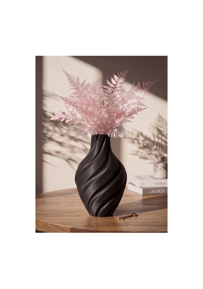 Aura Vazo 20cm - Modern Estetik Tasarım Dekoratif Ev Ofis Salon Dekorasyonu İçin Şık Obje - Minimalist Tasarım Çiçeklik Masa Üstü Süs Eşyası Siyah Aura Vazo 20cm - Modern Estetik Tasarım Dekoratif Ev Ofis Salon Dekorasyonu İçin Şık Obje - Minimalist Tasarım Çiçeklik Masa Üstü Süs Eşyası Siyah