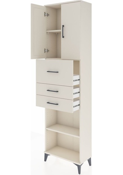 Arges Dolap 3 Raflı 3 Çekmeceli 2 Kapaklı 60x30x221 Aytaşı-aytaşı Aytası Arges Dolap 3 Raflı 3 Çekmeceli 2 Kapaklı 60x30x221 Aytaşı-aytaşı Aytası
