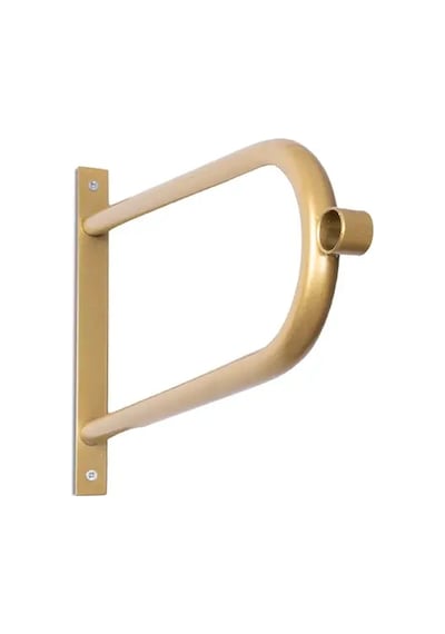 Ayaksız Gold Metal Duvara Monte Askılık Gold