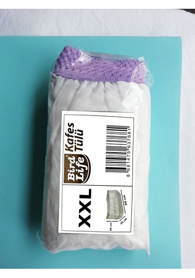 Büyük Boy Xxl Kuş Kafes Tülü 60 X 35 X 30 Cm Mor