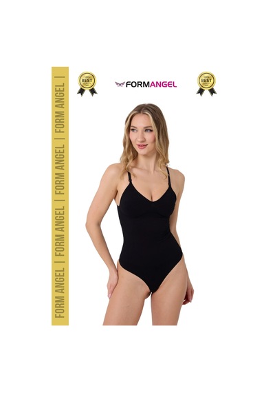 Carlburn Korse İz Bırakmayan Kaymaz Seamless Toparlayıcı Dikişsiz Kadın Çıtçıtlı String Body Korse - 2 Adet Siyah Carlburn Korse İz Bırakmayan Kaymaz Seamless Toparlayıcı Dikişsiz Kadın Çıtçıtlı String Body Korse - 2 Adet Siyah