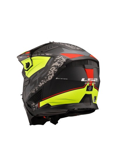 Ls2 Drıfter Devor Mat Siyah-neon Sarı Kask Renkli
