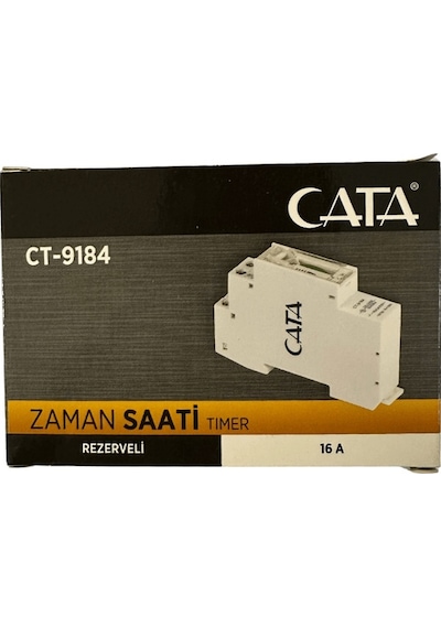 Cata Ct-9184 16 Amper Rezerveli Zaman Saati 2 Adet