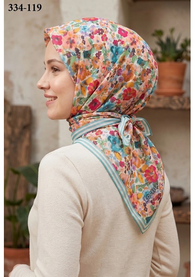 Locella Lo'cella Soft Pamuk Eşarp 334-119 Çok Renkli