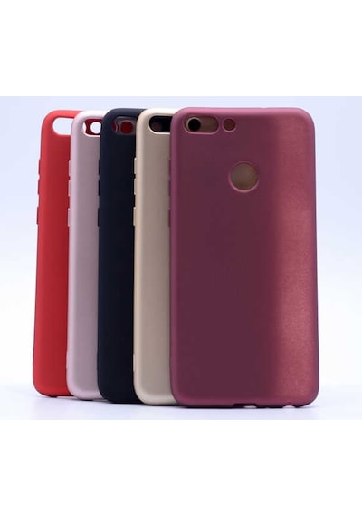 Huawei P Smart 2018 (FIG-LX1) - Kılıf Mat Soft Renkli Esnek Premier Silikon Kapak