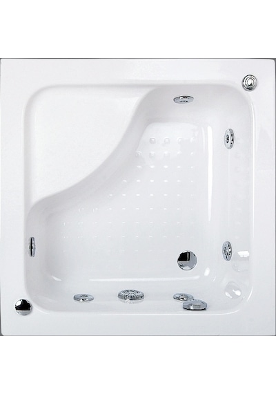 Shower 90X90 Mına Kare Mini Küvet
