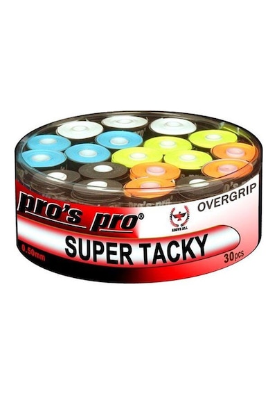 Pros Pro Super Tacky 30lu Overgrip 5 Renkli G199a Çok Renkli