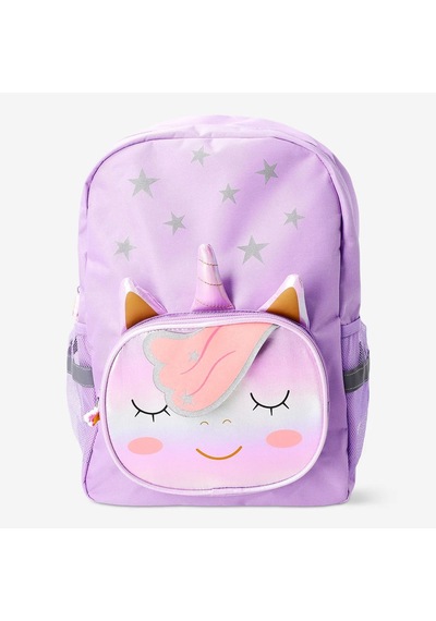 Flying Tiger Unicorn Detaylı Sırt Çantası Pembe