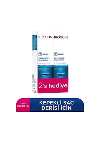 Bioxcin Aqua Thermal Kepek Karşıtı Şampuan 2 x 300 ML