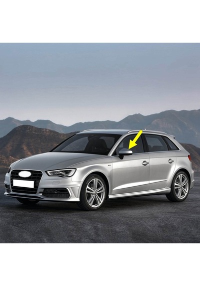 Audi A3 Sportback 2013-2016 Sol Dış Dikiz Ayna Kapağı 8v0857527d