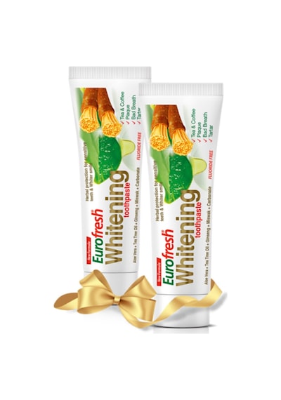 Aloe Veralı Misvaklı Beyazlatıcılı Diş Macunu 2li Alım 112gr