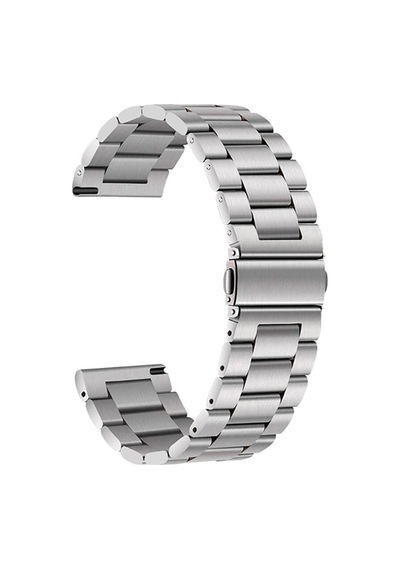 Samsung Galaxy Uyumlu Watch Active 2 40mm İle  Kordon Ayarlanabilir Baklalı Metal Kordon