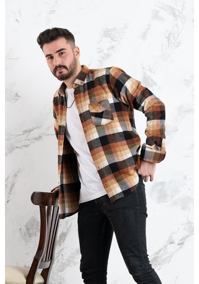 Advante Slimfit Çift Cep Erkek Oduncu Gömlek Advante Slimfit Çift Cep Erkek Oduncu Gömlek