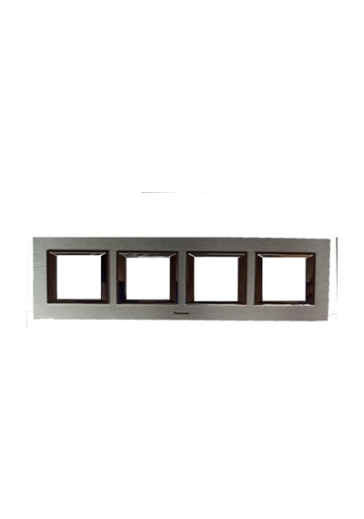 Viko Panasonic Thea 4x2m Ultima Metal Eloxal Gümüş Renk Çerçeve - Wvtf28505as-tr