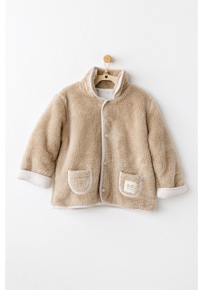 Andywawa Bebek Tinny's Sheeps Peluş Ceket Bej Ac26165 Beige