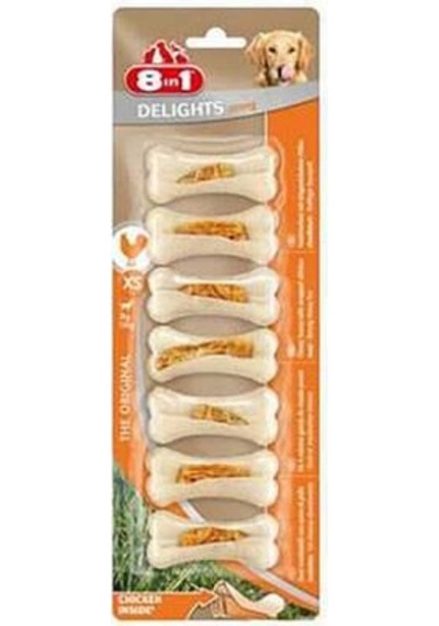 Delights Tavuklu Press Kemik Küçük Irk Köpek Ödülü Xs 140 Gr