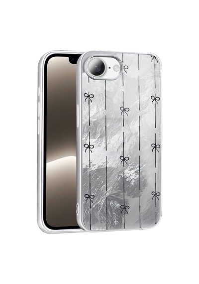 Apple iPhone Uyumlu,  17e Kılıf Desenli Zore Mep Kapak - Küçük Fiyonk