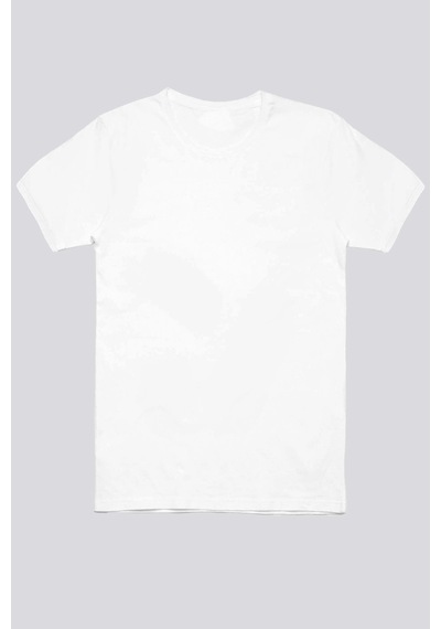 Hçm Çocuk Tshirt Düz Renk C52 Beyaz
