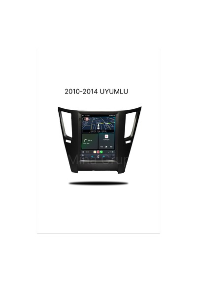 Snp Serisi Subaru Legacy 2010 - 2012 Ve Outback 2010 - 2014 Uyumlu 9.7 İnç Tesla Ekran 6-128gb Hafıza Multimedya Sistemi Ve Geri Görüş Kamerası 9.7''
